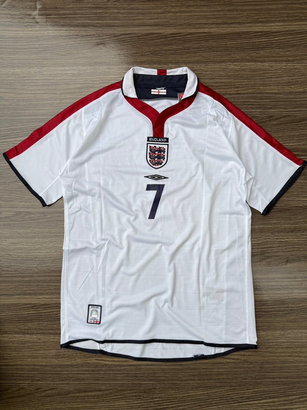 England 04 Home Jersey — view 1