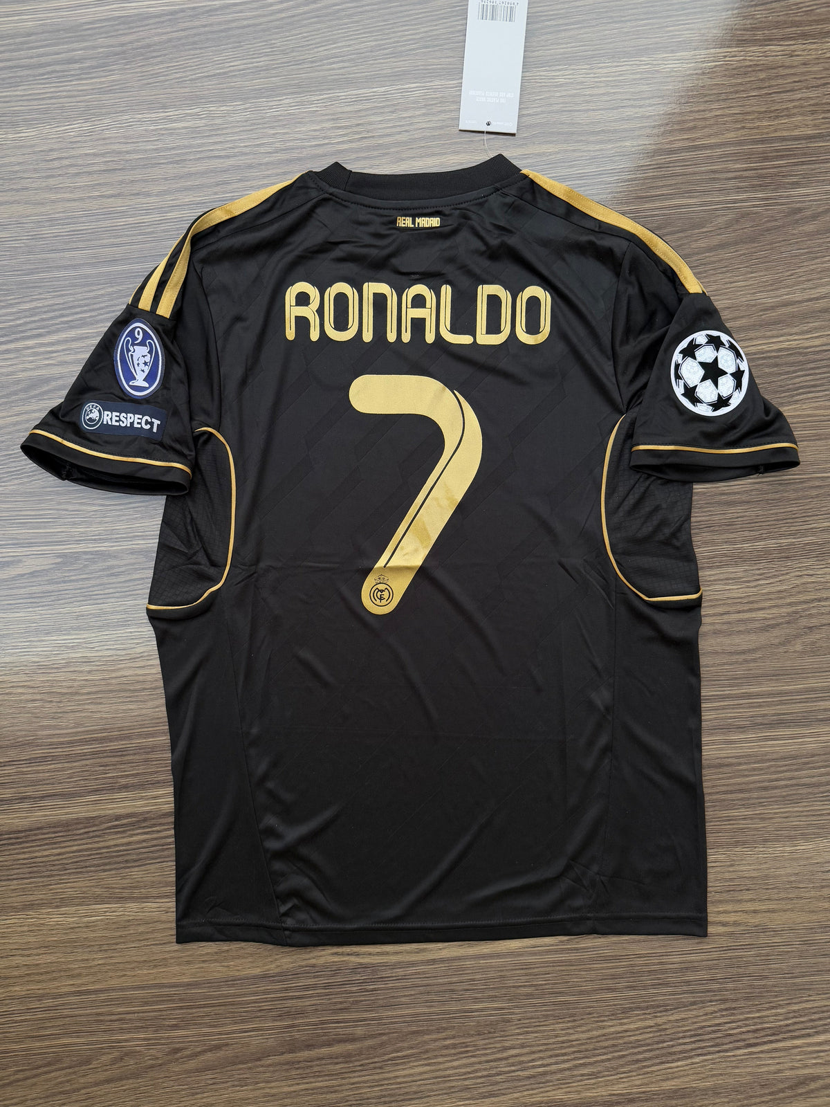 Real Madrid 11/12 Away Jersey Half sleeves — view 2