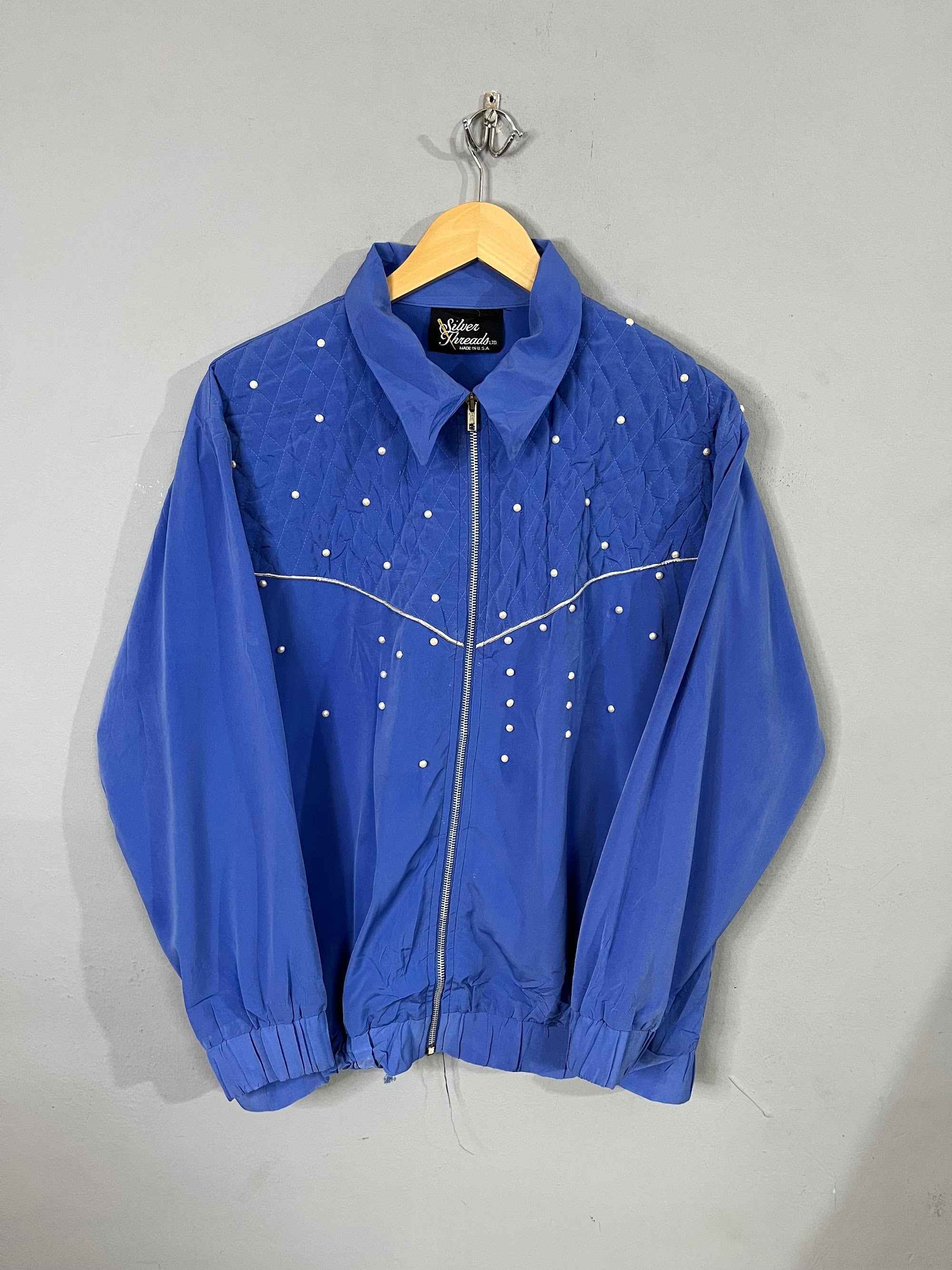 Rare Find Limited Edition Windbreaker Silver Threads