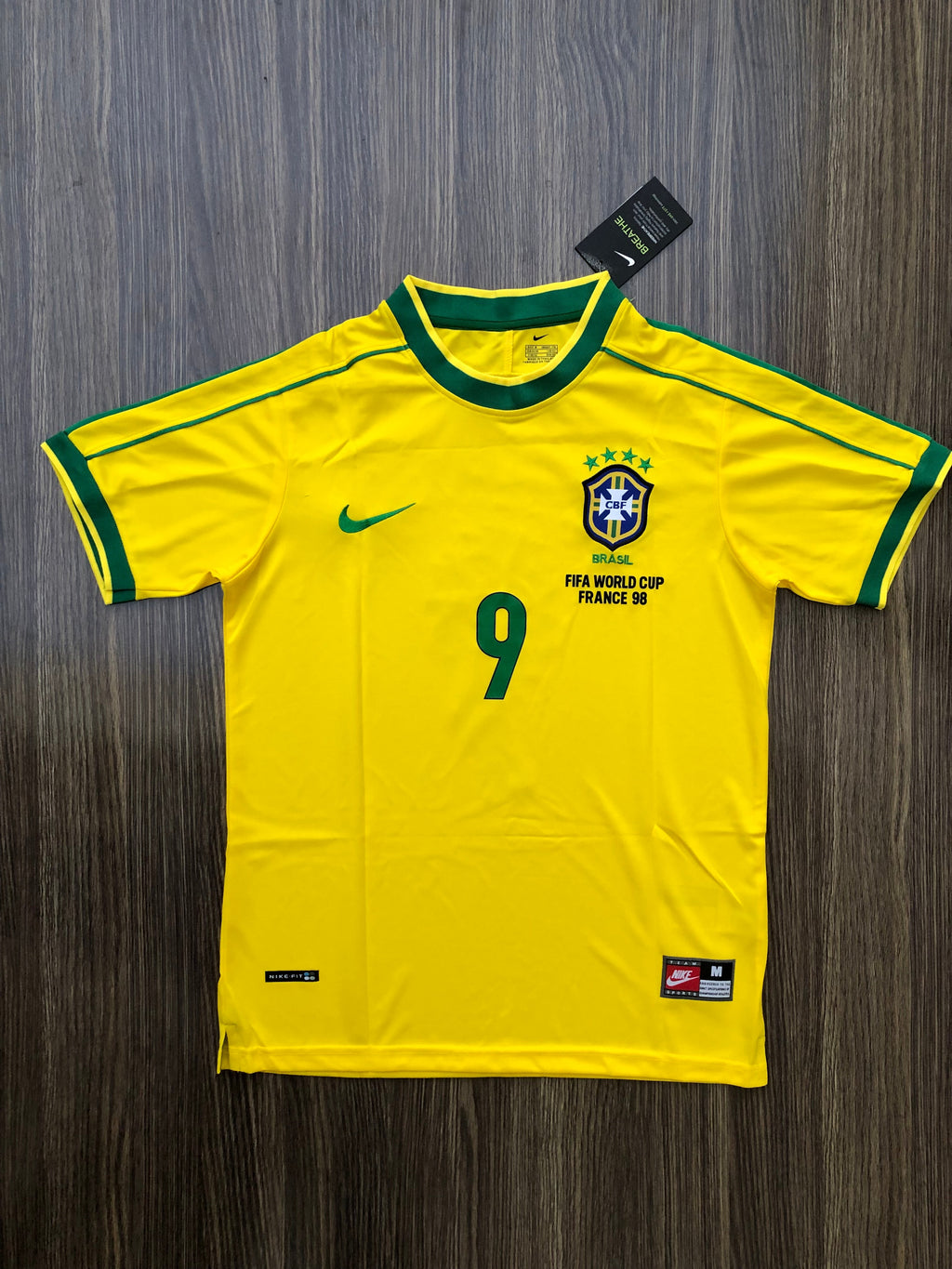 Brazil 98 WC Home Jersey — view 2