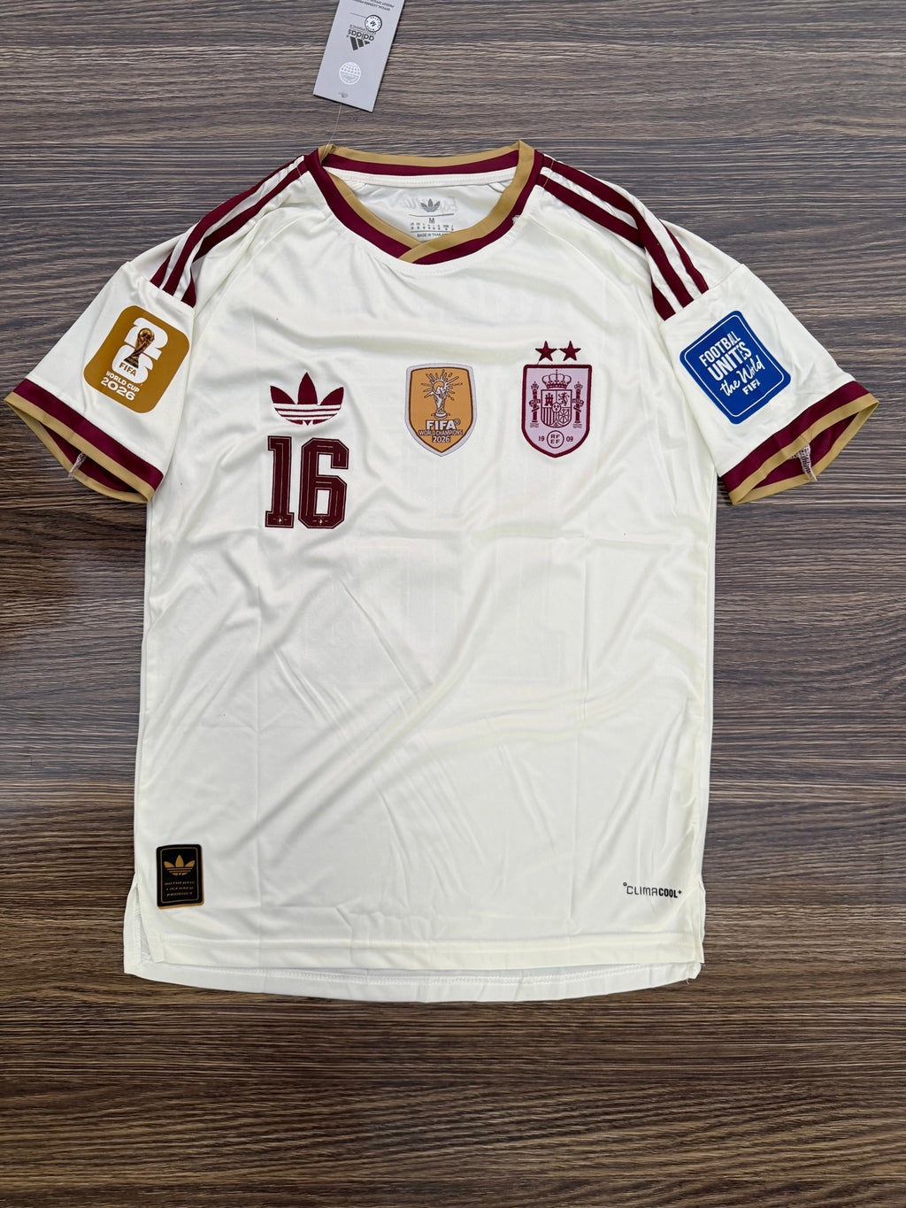 Spain 26 WC Away Kit Half Sleeve — view 1