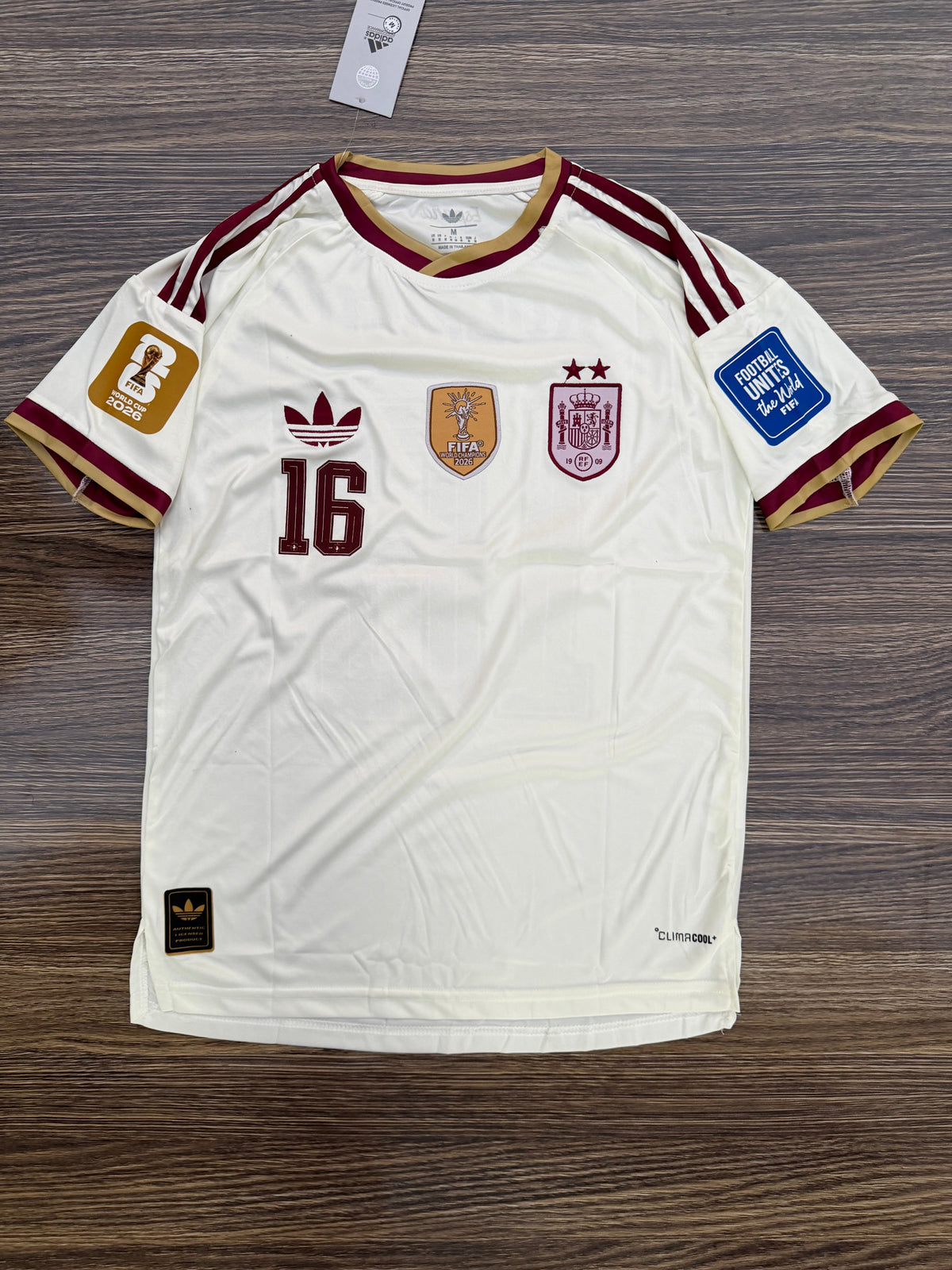 Spain 26 WC Away Kit Half Sleeve — view 1