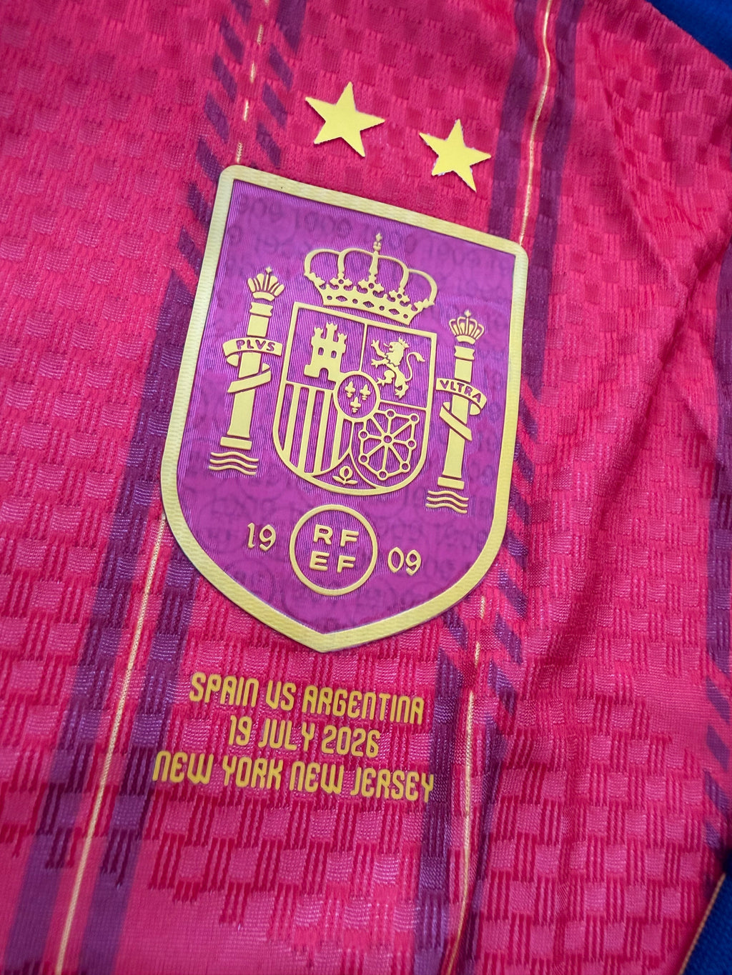 Spain 26 WC Home Jersey Full Sleeve ( Player Version ) — view 9