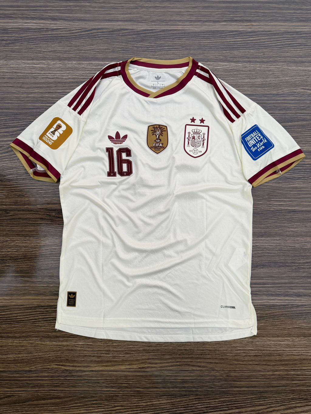Spain 26 WC Away Kit Champions Edition ( TPU ) — view 1