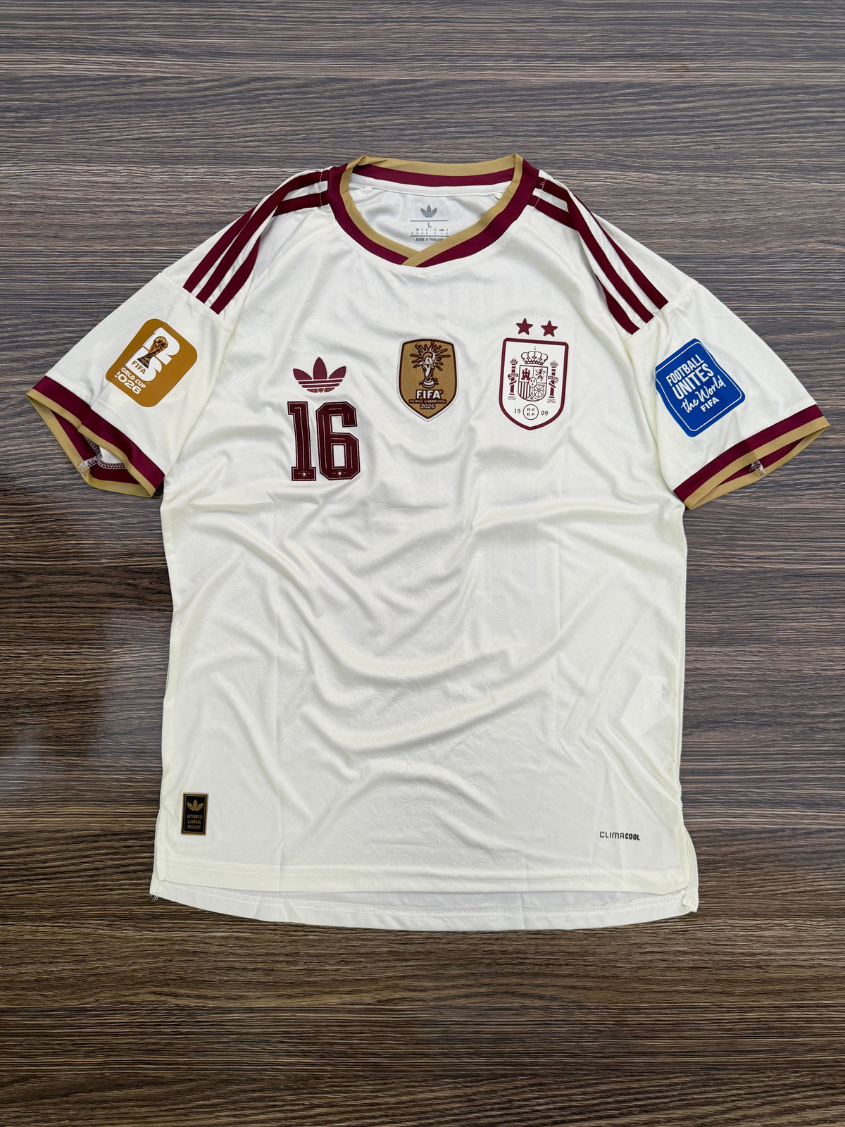 Spain 26 WC Away Kit Champions Edition ( TPU ) — view 1