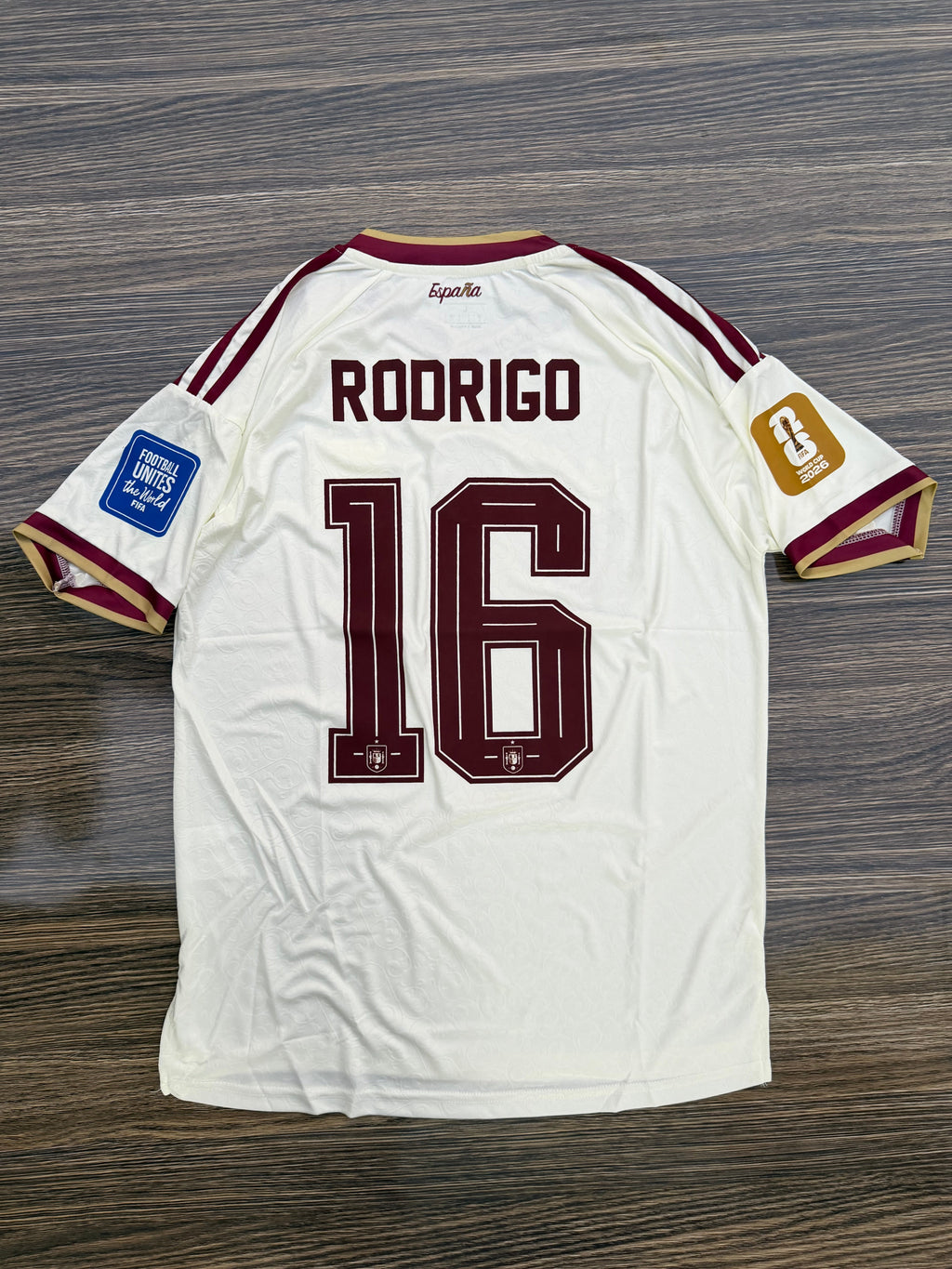 Spain 26 WC Away Kit Half Sleeve — view 2