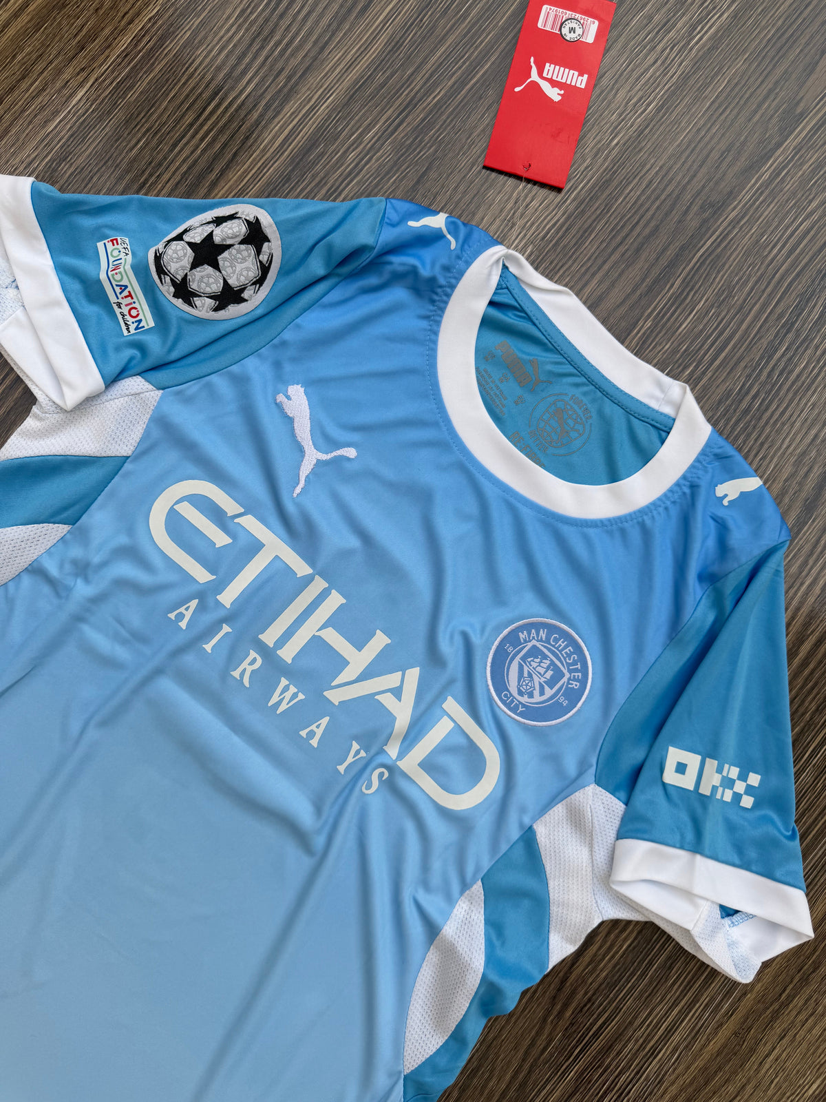 City 26/27 Home Kit Half Sleeve — view 3