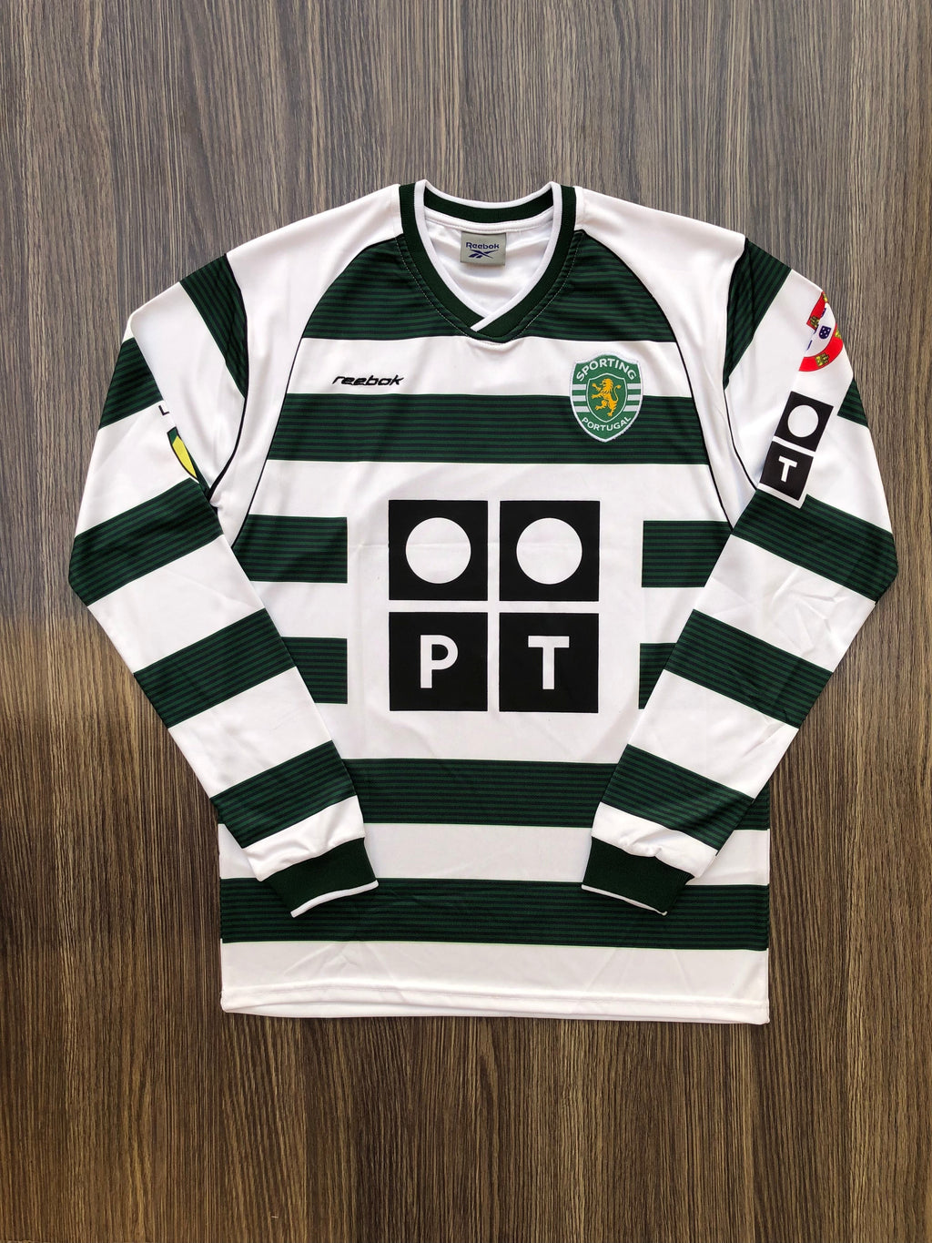 Sporting 02/03 Home Jersey Full Sleeve — view 2