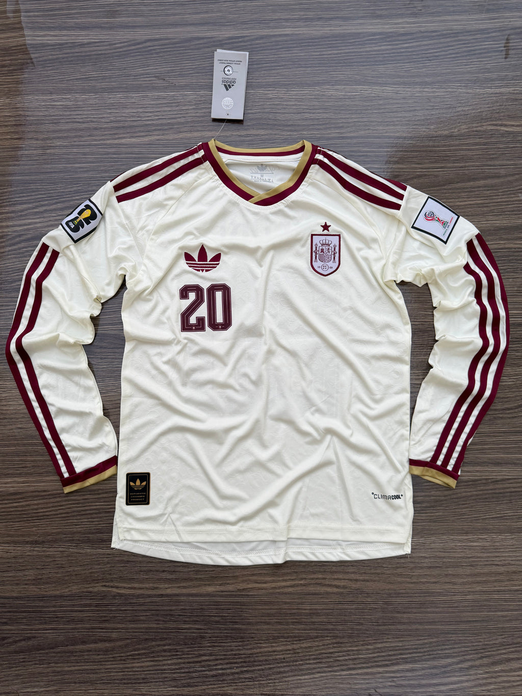 Spain 26 WC Away Kit Full Sleeve — view 1