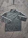 Unbranded Black and White Quarter Zip Sports Pullover – Size L