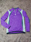 Mountain Warehouse Purple Grey Quarter Zip Active Top – Size S