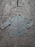 Unbranded Grey Striped Full Zip Jacket – Size M