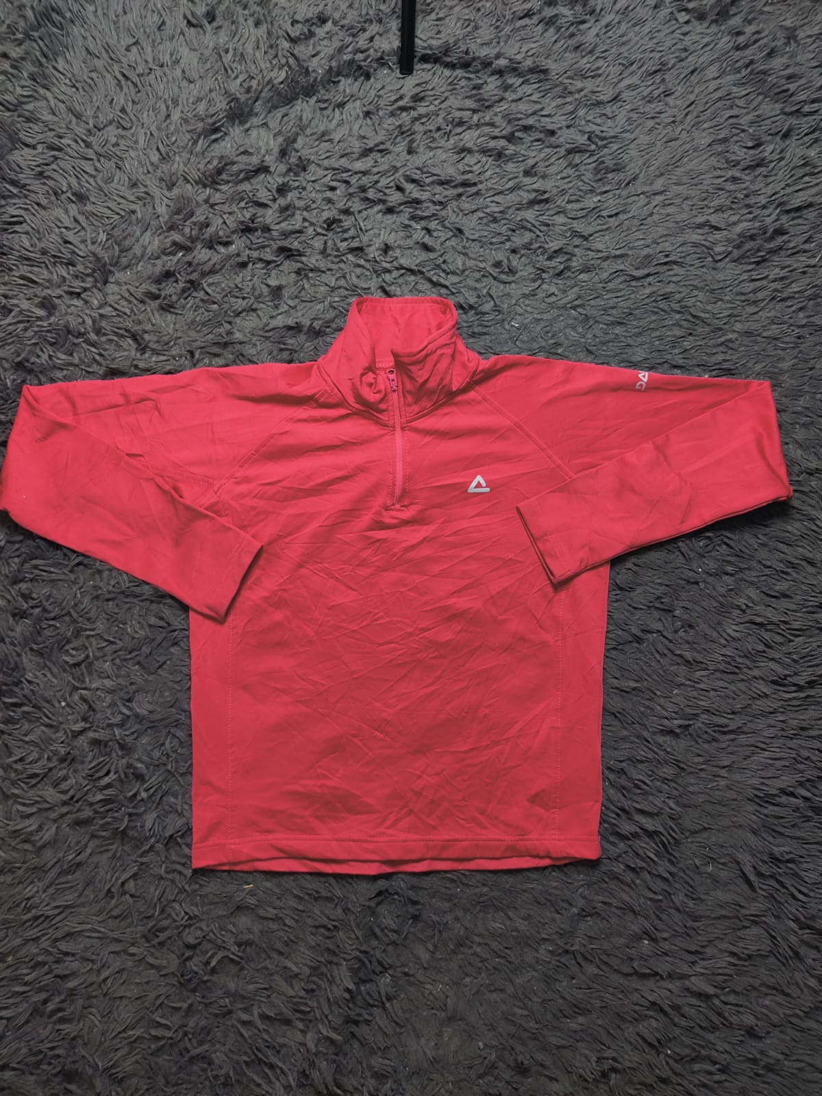 Unbranded Red Quarter Zip Sports Top – Size M