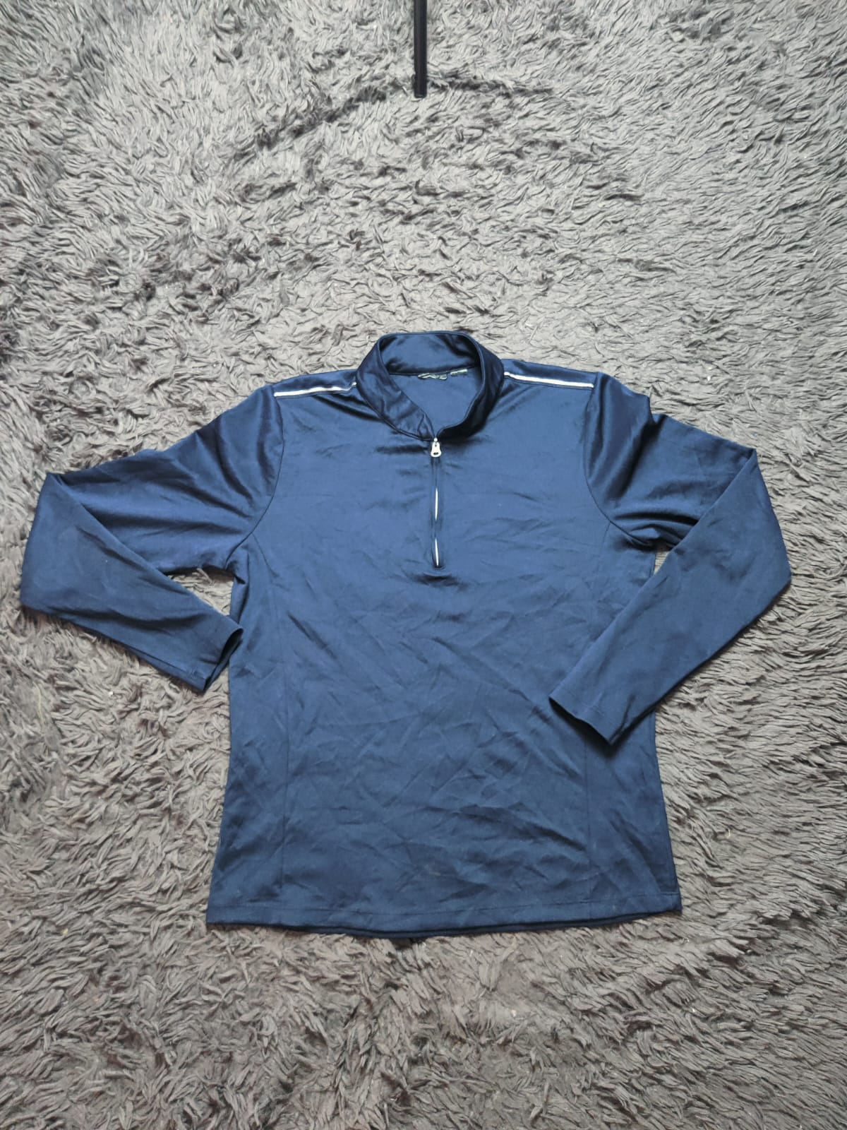 Unbranded Navy Quarter Zip Sports Top – Size L