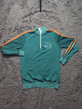 Unbranded Teal and Orange Quarter Zip Pullover – Size L