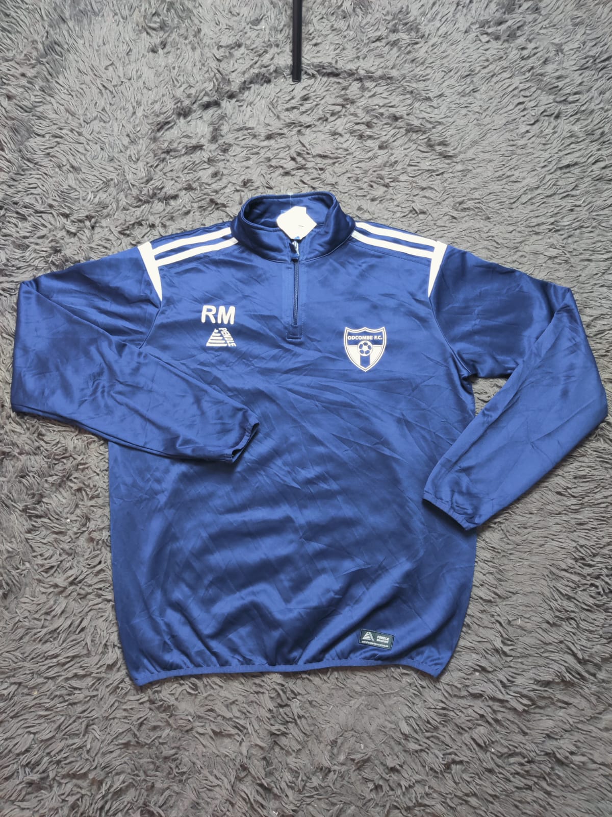 Pendle Royal Blue Quarter Zip Training Top – Size XL