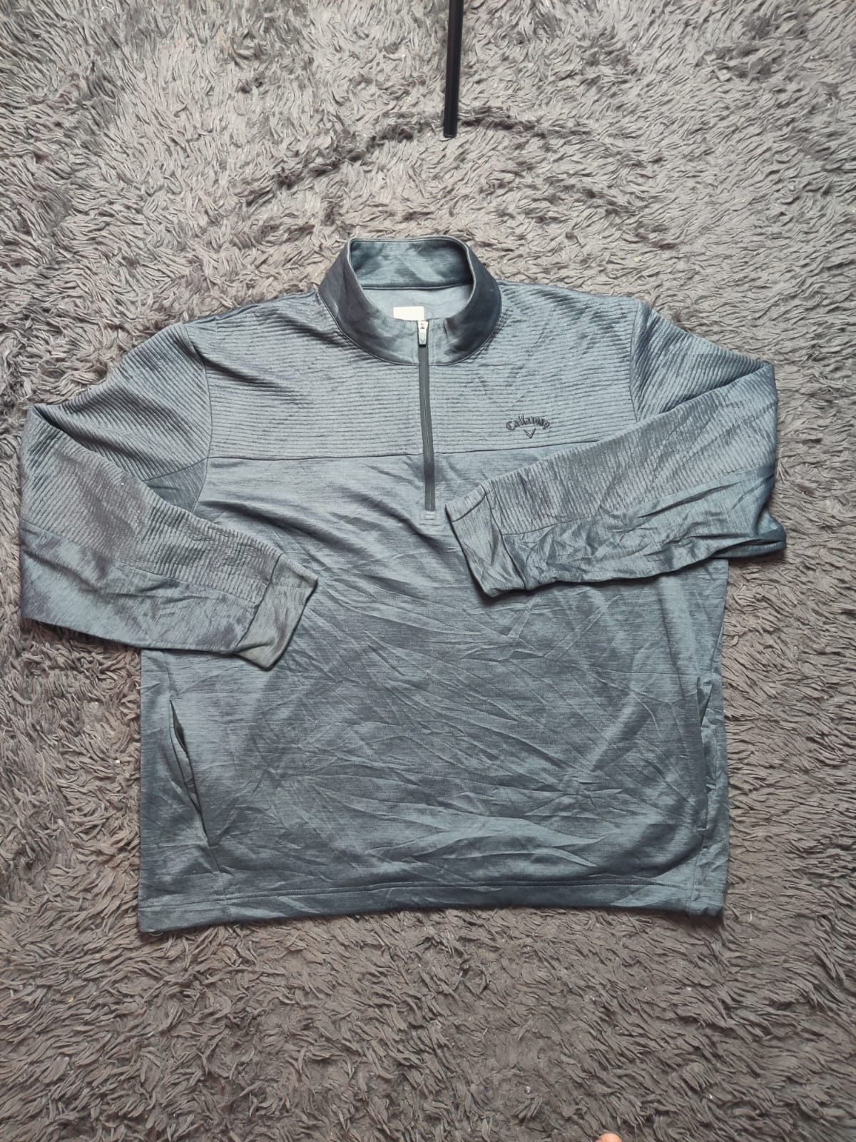 Callaway Grey Quarter Zip Golf Pullover – Size 3XL