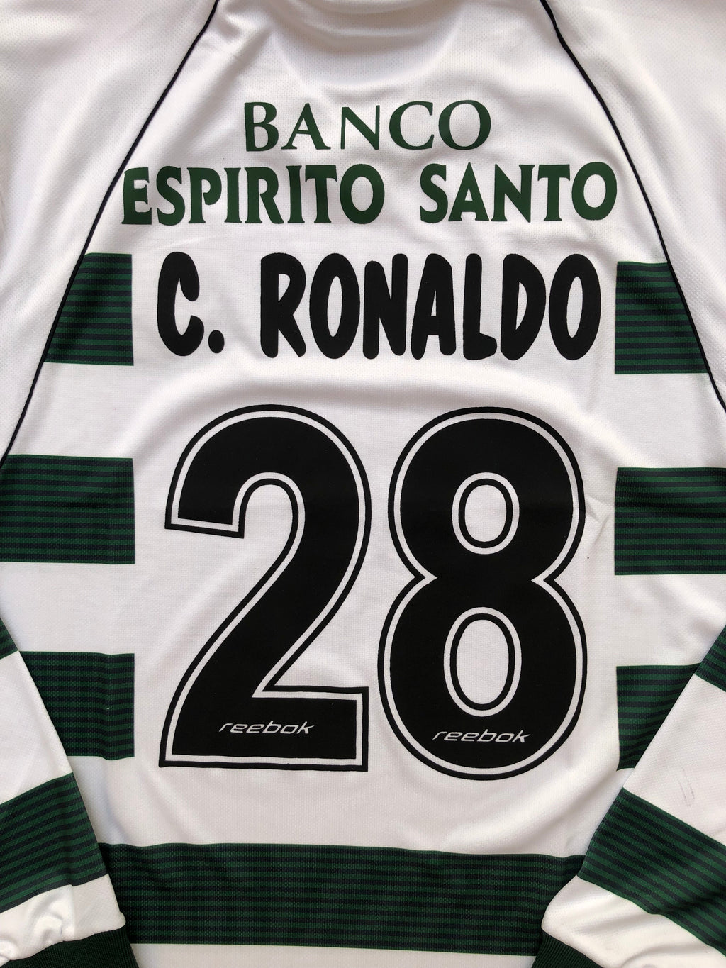 Sporting 02/03 Home Jersey Full Sleeve — view 4