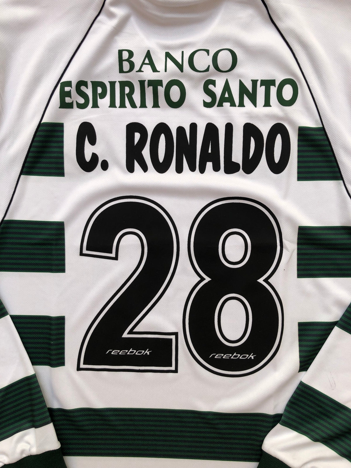 Sporting 02/03 Home Jersey Full Sleeve — view 4