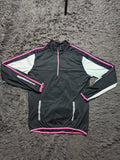 Unbranded Black White and Pink Quarter Zip Sports Top – Size L