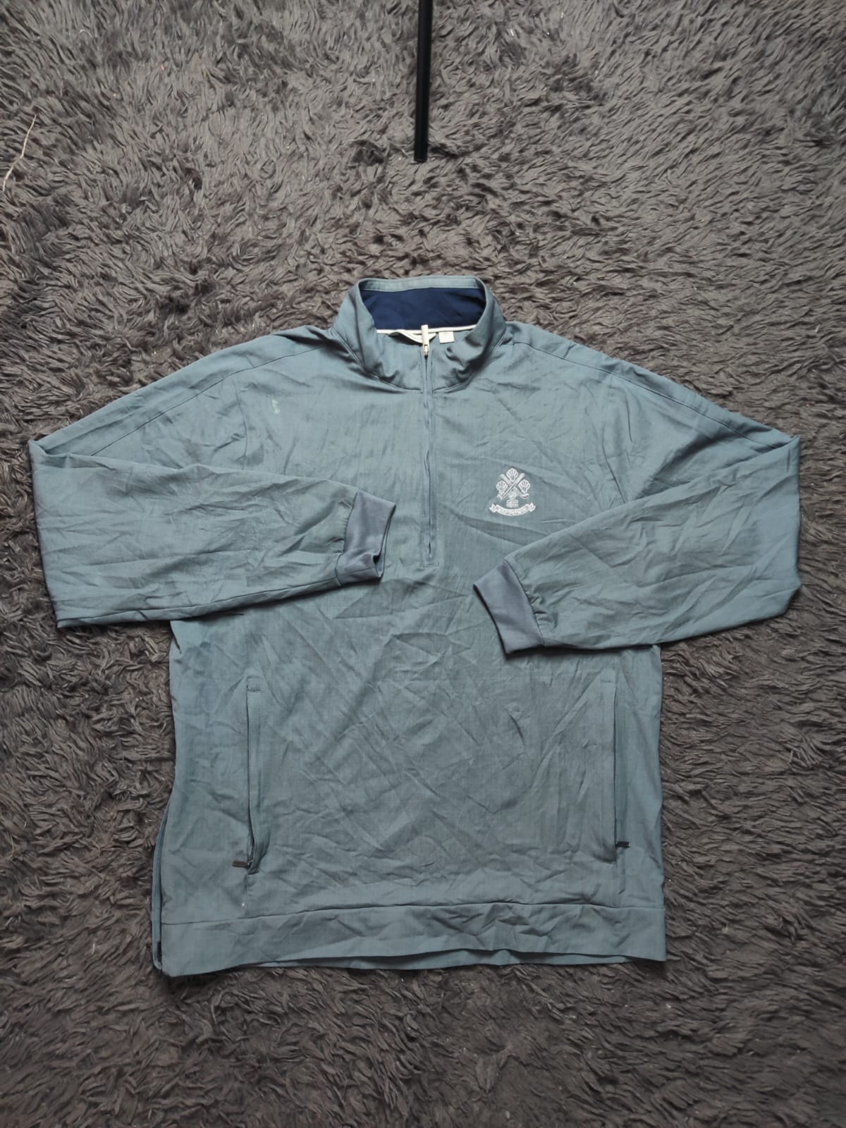 Unbranded Grey Quarter Zip Pullover – Size L
