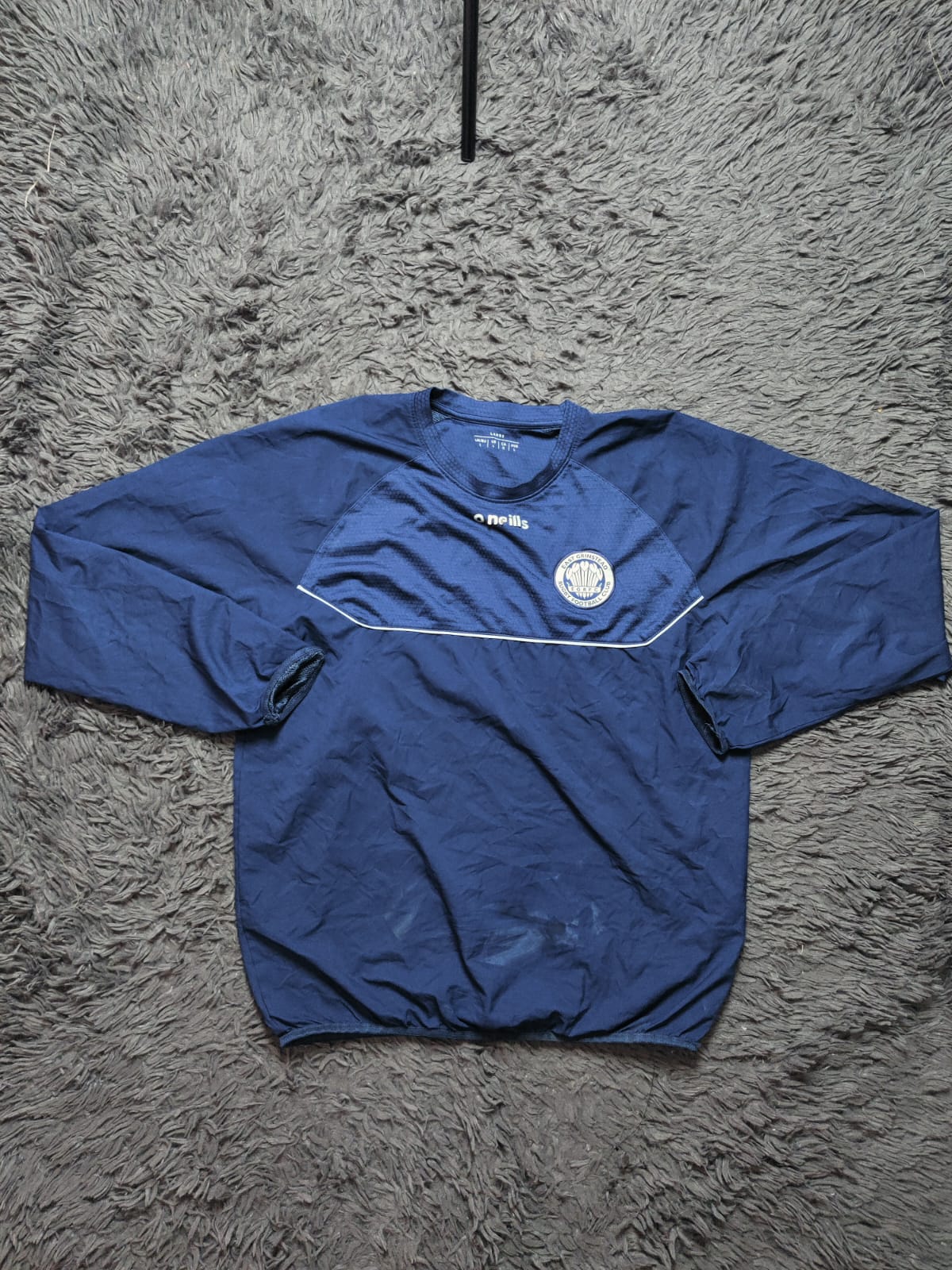 O'Neills Navy Crew Neck Training Pullover – Size L