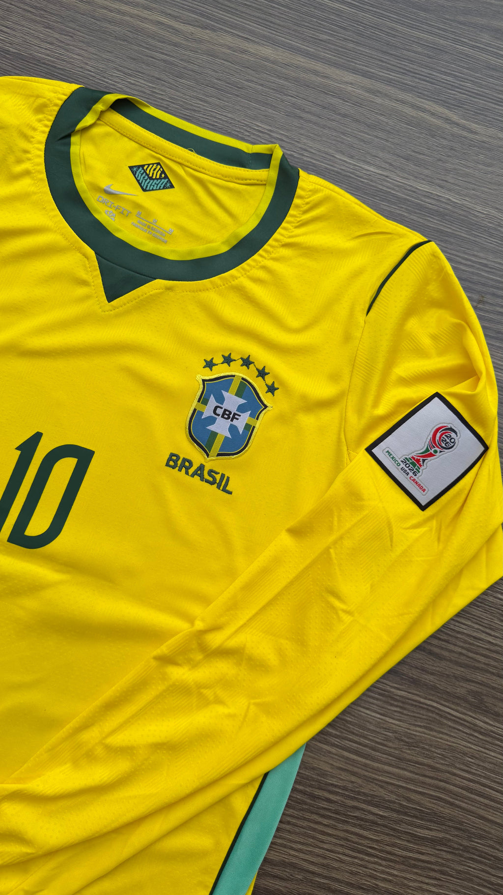 Brazil 26 WC Home Kit Full Sleeve — view 4
