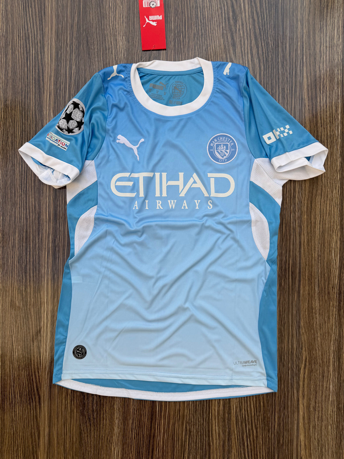City 26/27 Home Kit Half Sleeve — view 1