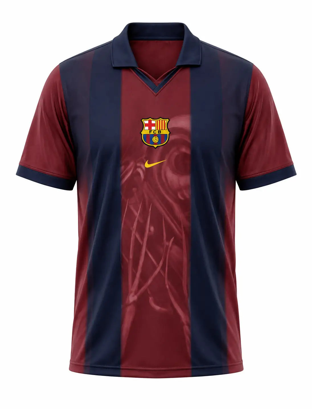 Barcelona Retro Skeleton Jersey
