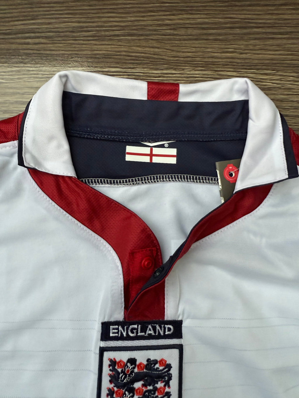 England 04 Home Jersey — view 3