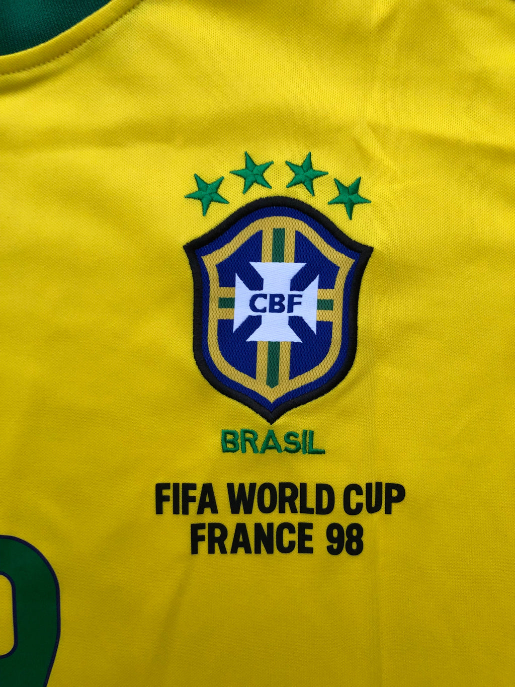 Brazil 98 WC Home Jersey — view 5