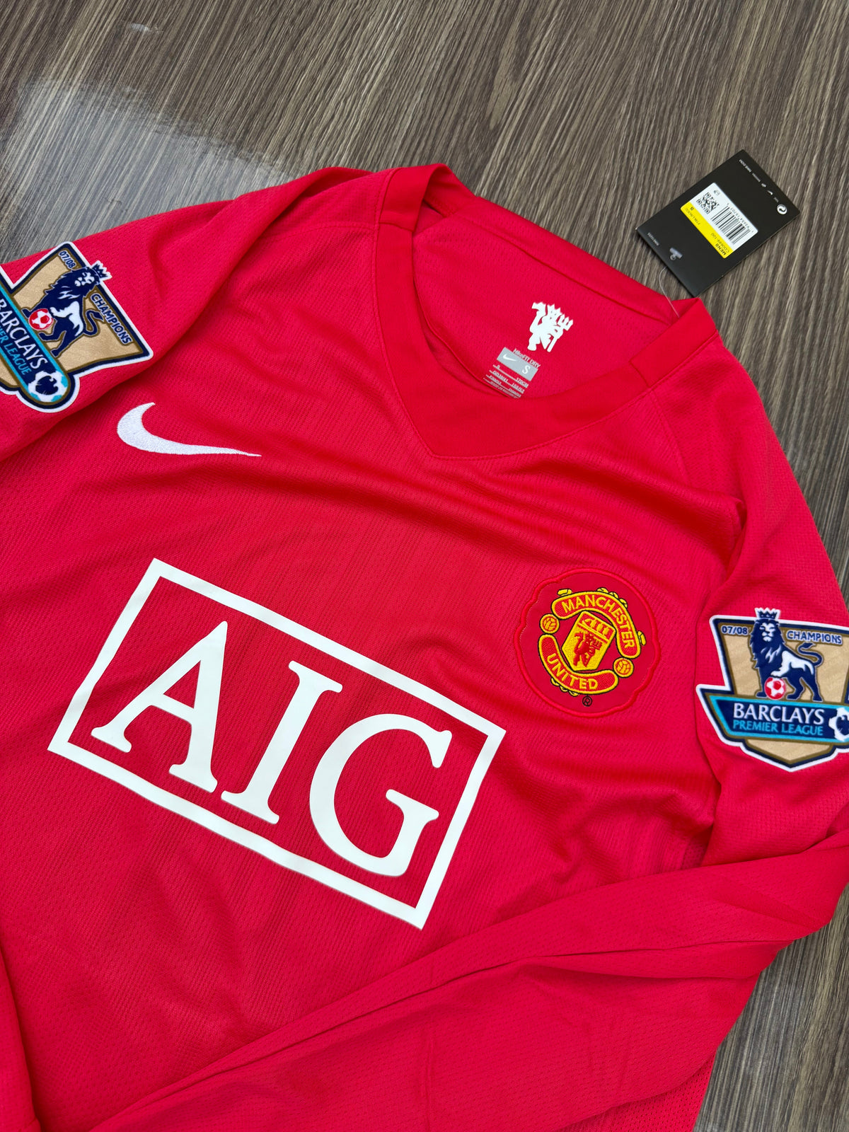 United 07/08 Home Jersey Full Sleeve — view 3