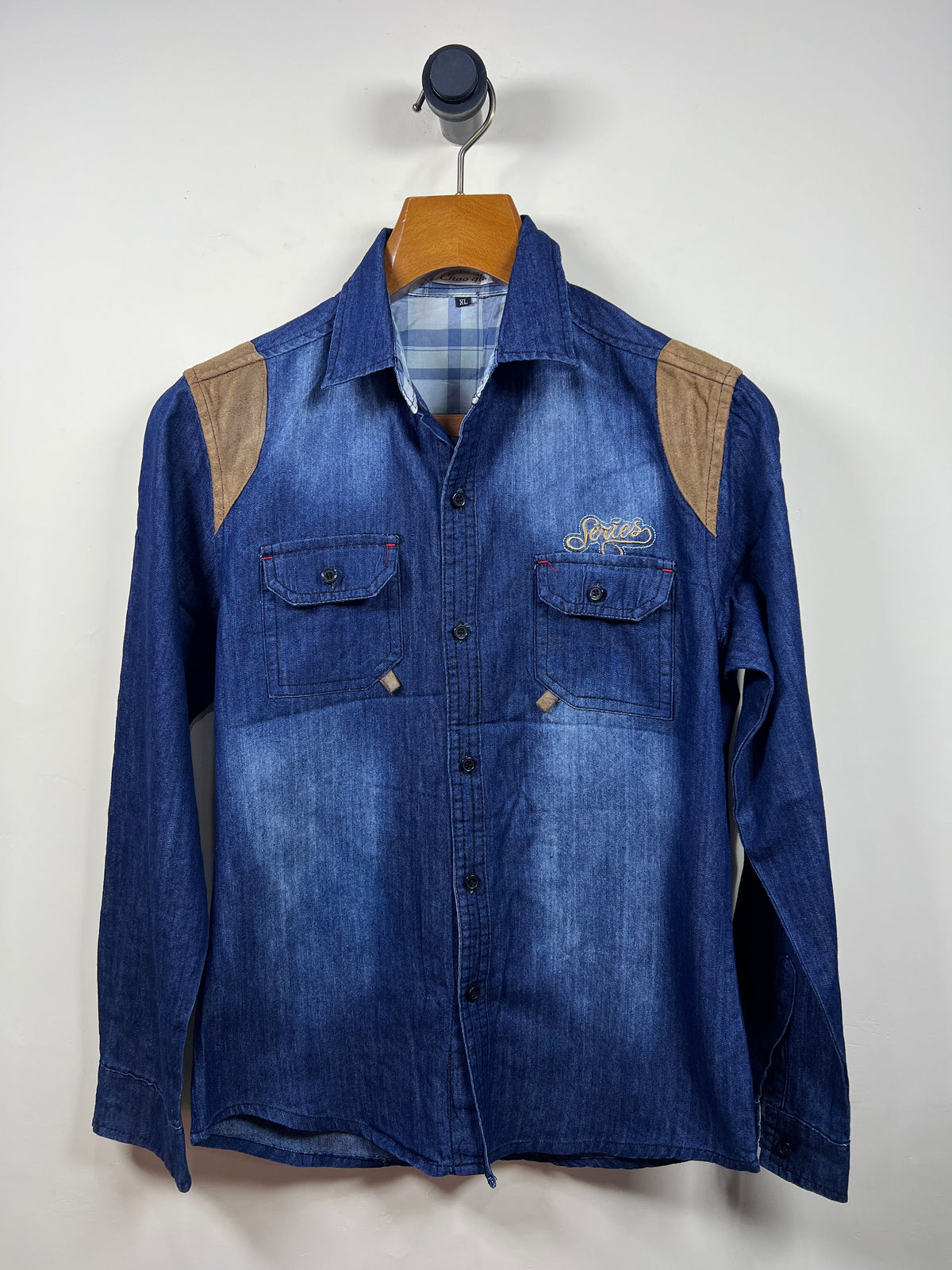 Vintage Denim Shirt (Small)