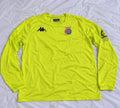 Neon yellow and black long sleeve long-sleeve football jersey shown from the front