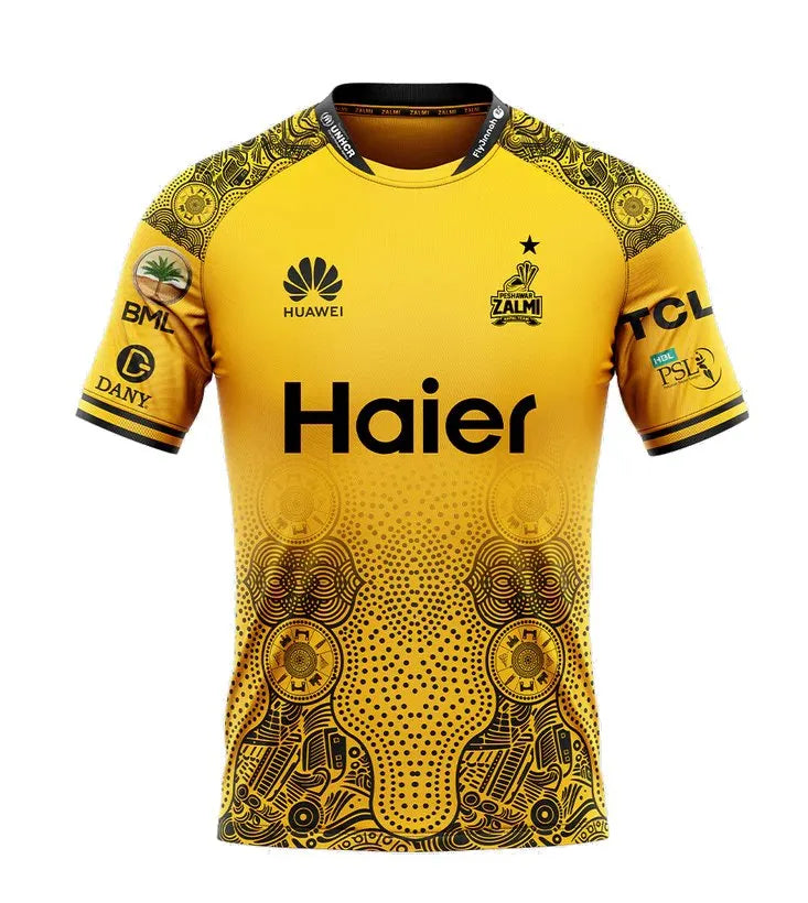 Peshawar Zalmi Yellow Shirt PSL Shirt 2024