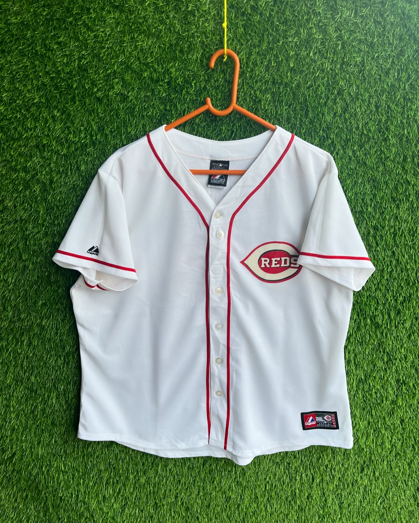 Baseball Jerseys Red C Votto 19 (Oversized Half sleeve Shirt or jersey unisex)