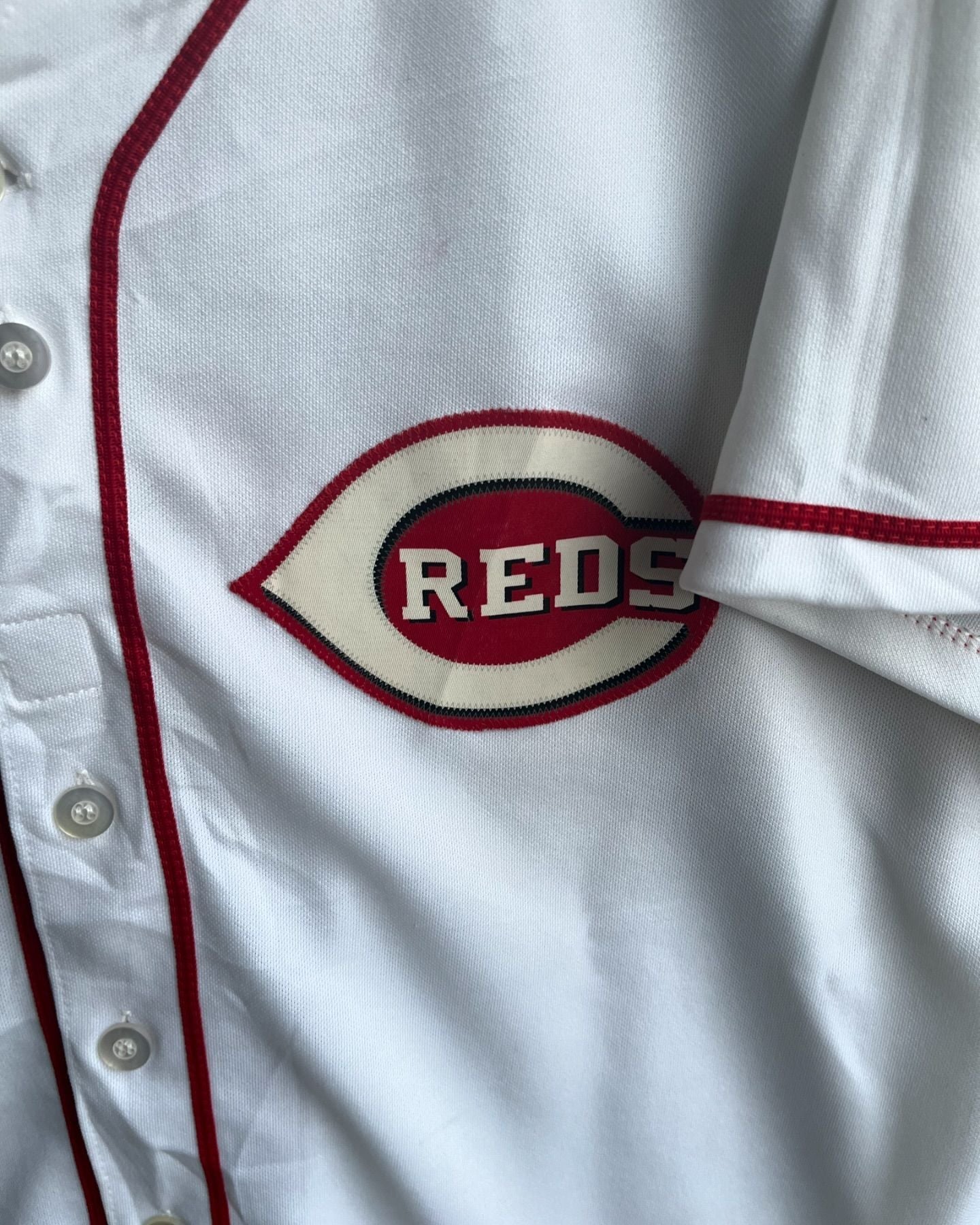 Baseball Jerseys Red C Votto 19 (Oversized Half sleeve Shirt or jersey unisex)