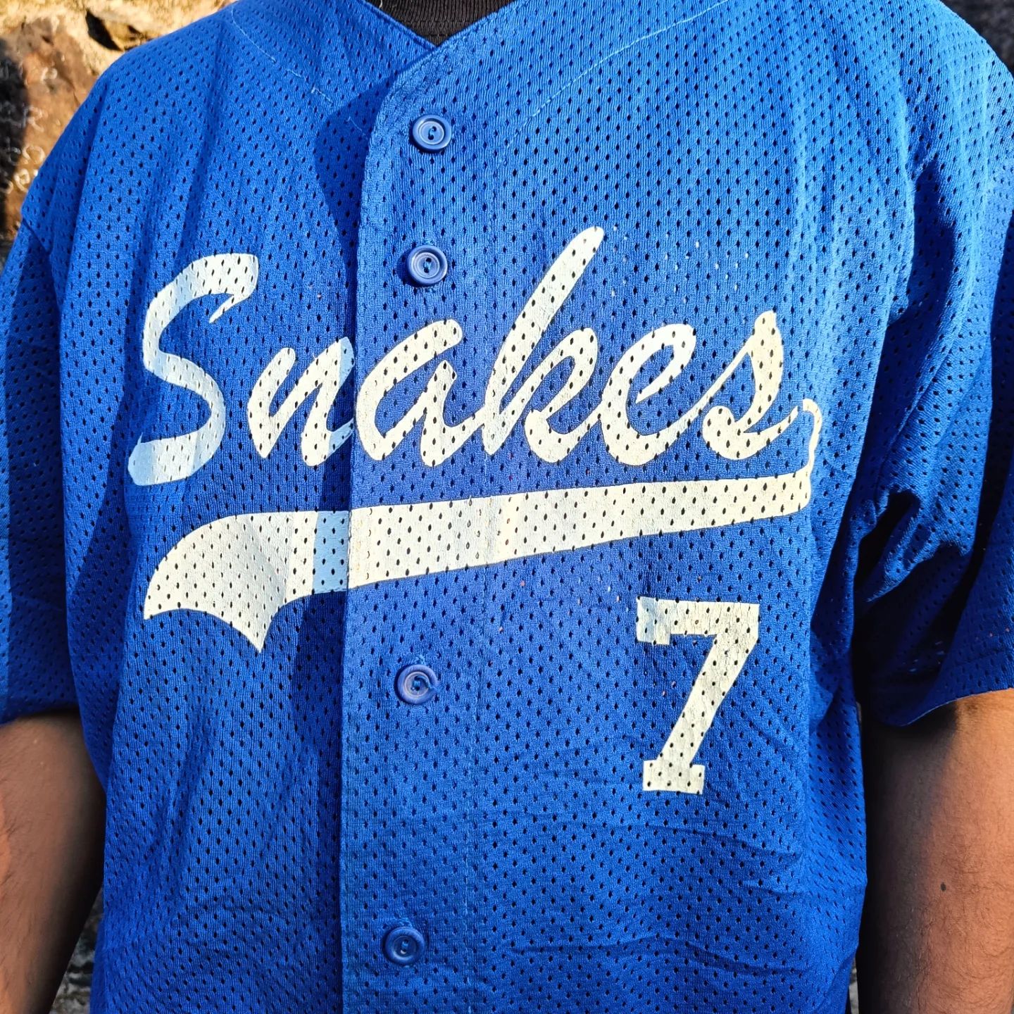 Baseball Jerseys Snakes 7 (Oversized Half sleeve Shirt or jersey unisex)