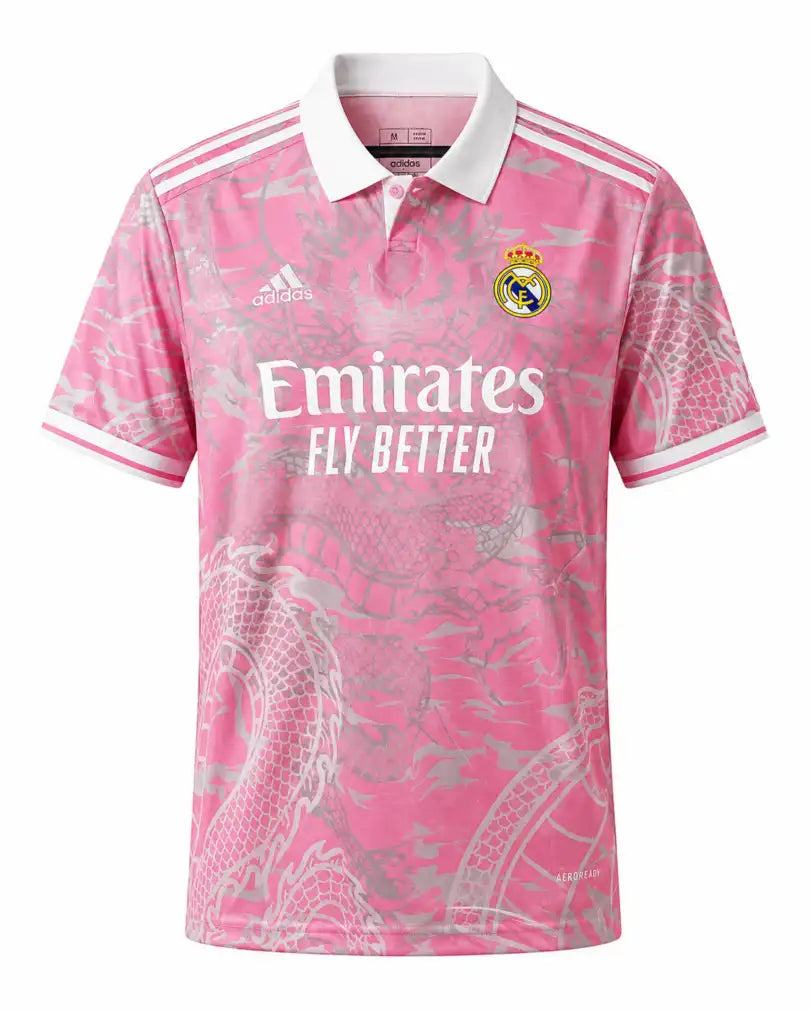 Real Madrid Pink Dragon 2023-24 Jersey