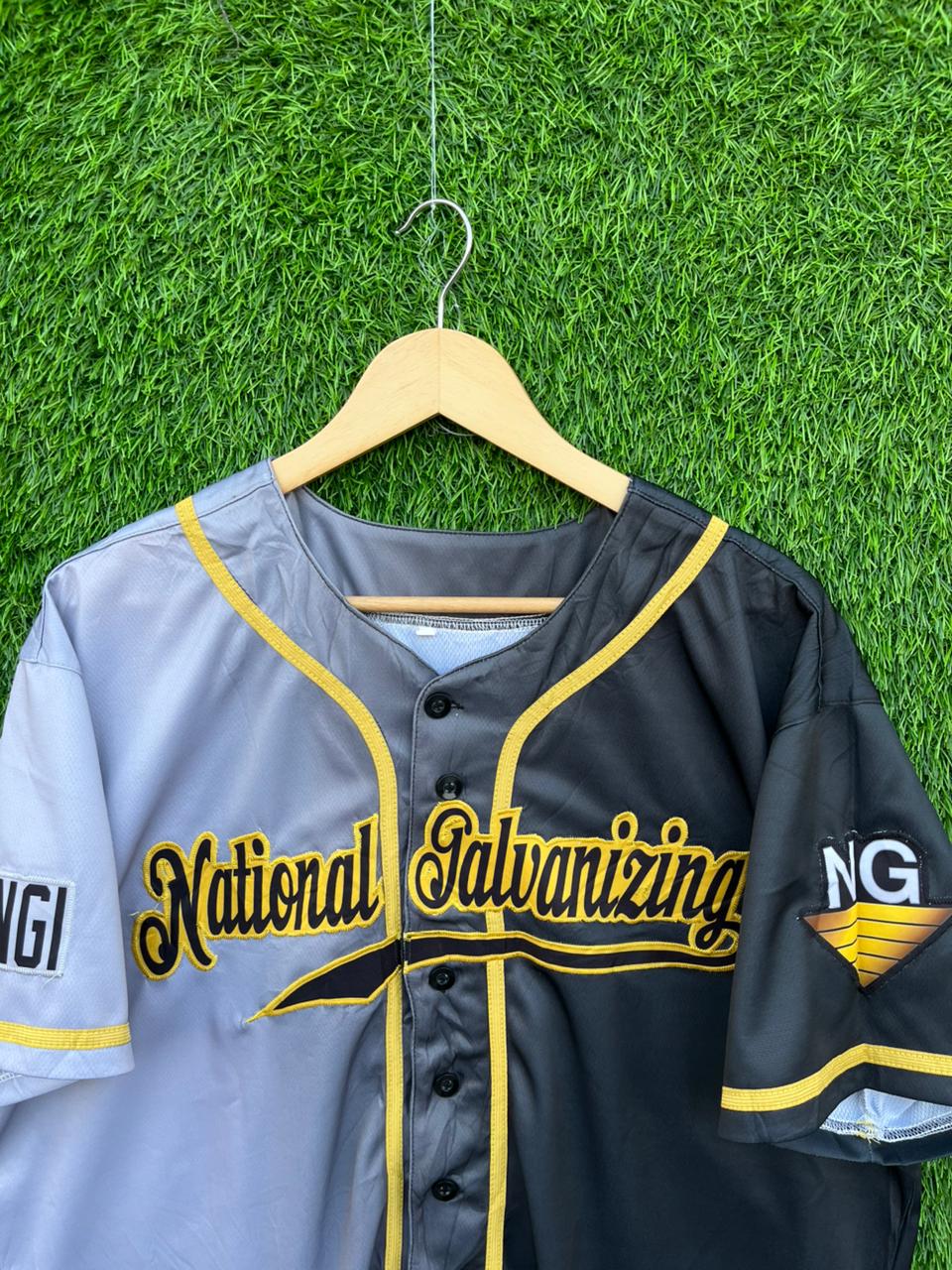 Baseball Jerseys NATIONAL GALVANIZING Jersey |Vintage Oversized Streetwear | Men Women | online shopping