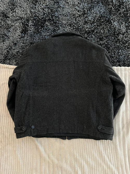 ABERDEEN WOOL JACKET | Full frontal zipper  | Jacket | Oversized Streetwear | Winterwear | Men Women | Cozy Fashion | Gym Fit | Online Shopping