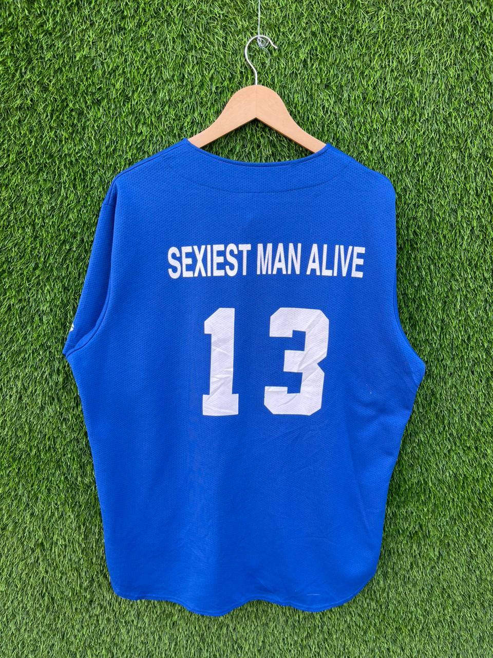 Baseball Jerseys SEXIEST MAN ALIVE Jersey  |Vintage Oversized  Streetwear | Men Women | online shopping