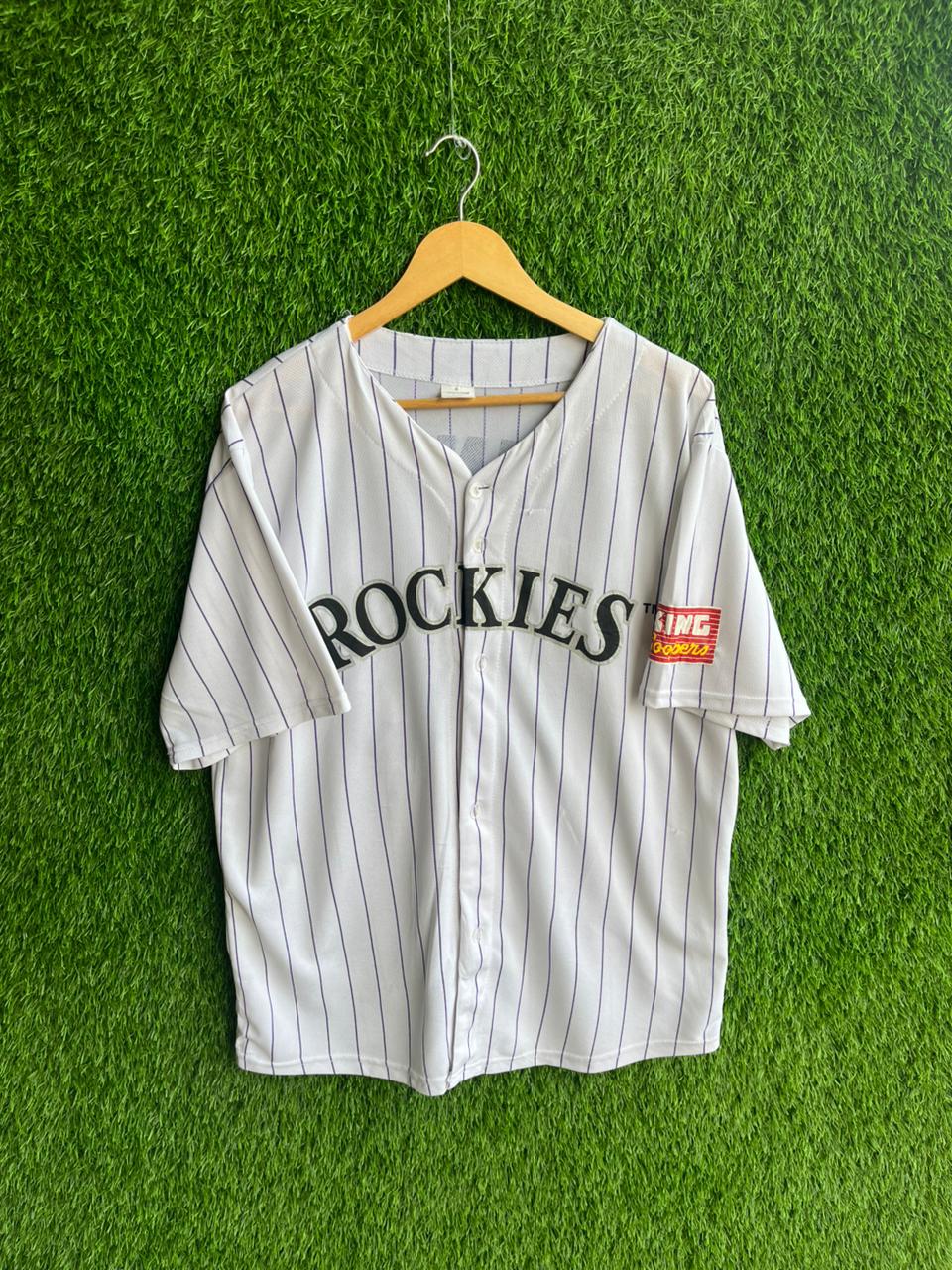 Baseball Jerseys ROCKIES Jersey |Vintage Oversized Streetwear | Men Women |  Online Shopping