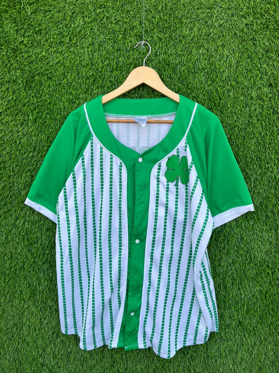 Baseball Jerseys Shamrock Jersey |Vintage Oversized Streetwear | Men Women |  Online Shopping