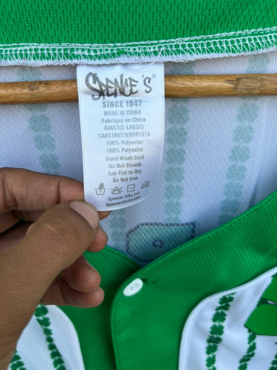 Baseball Jerseys Shamrock Jersey |Vintage Oversized Streetwear | Men Women |  Online Shopping