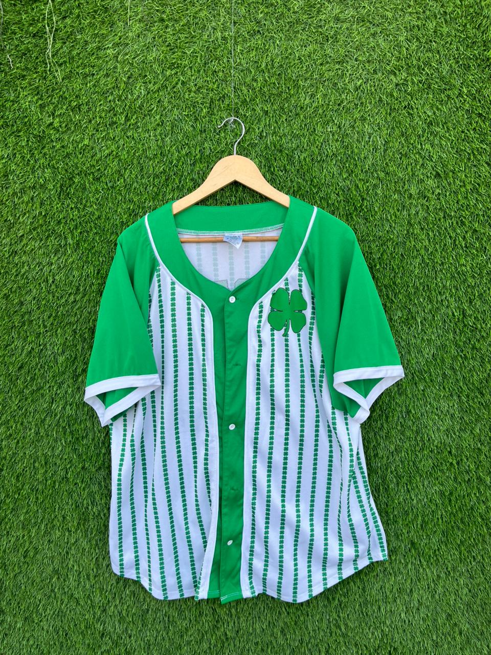 Baseball Jerseys Shamrock Jersey |Vintage Oversized Streetwear | Men Women |  Online Shopping