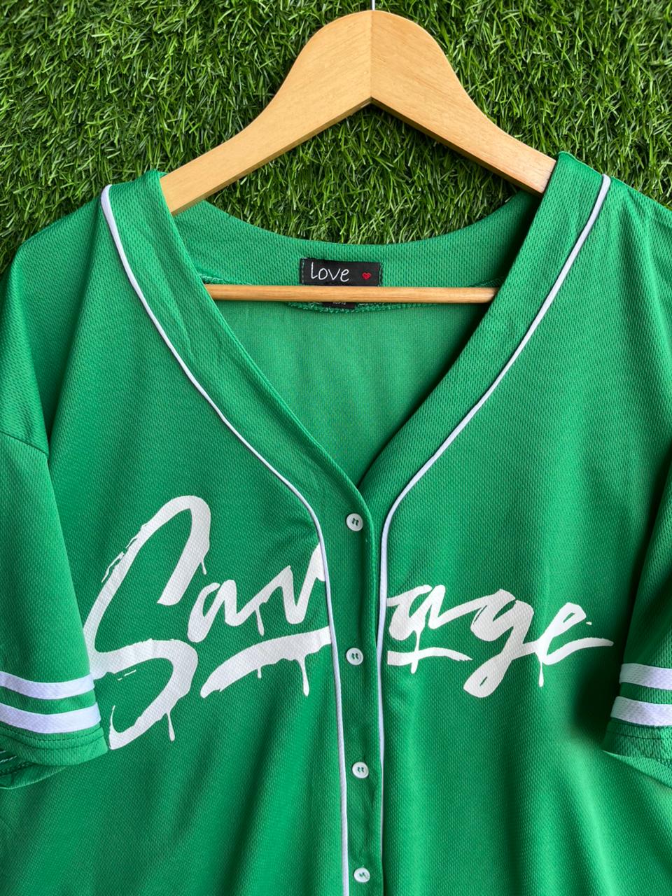 Baseball Jerseys SAVAGE Jersey |Vintage Oversized Streetwear | Men Women |  Online Shopping