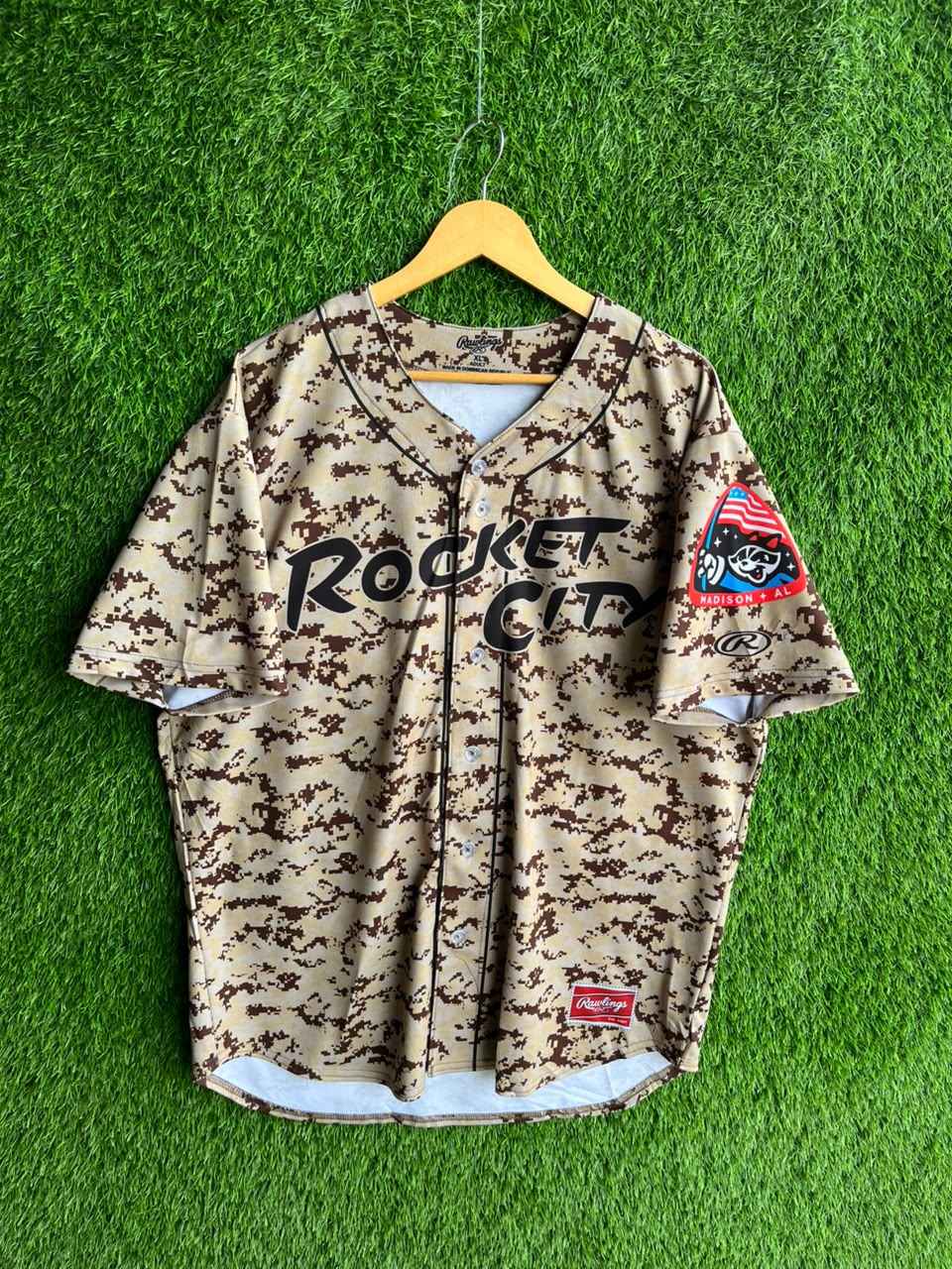 Baseball Jerseys ROCKET CITY Jersey |Vintage Oversized Streetwear | Men Women |  Online Shopping