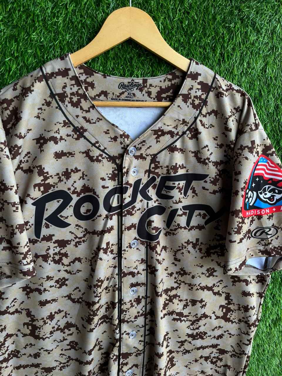 Baseball Jerseys ROCKET CITY Jersey |Vintage Oversized Streetwear | Men Women |  Online Shopping