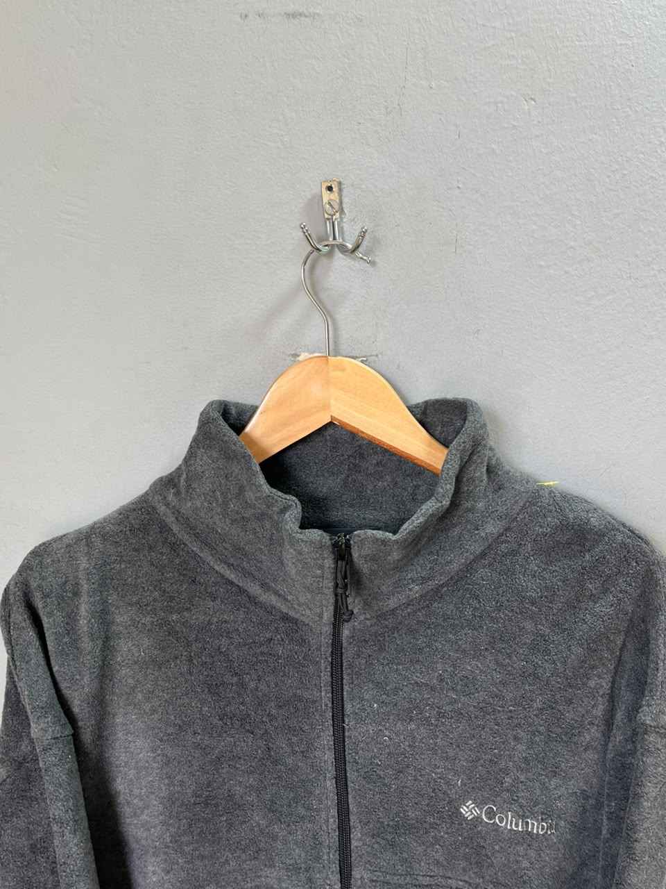 Columbi@ | Full frontal zipper | Fleece Jacket | Oversized Streetwear | Winterwear | Men Women | Cozy Fashion | Gym Fit | Online Shopping